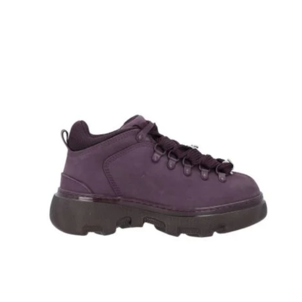 Burberry uncle tracker purple booties euro sz 41 us 10 NWB